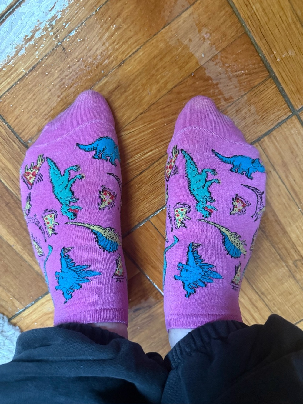 Well worn ankle socks